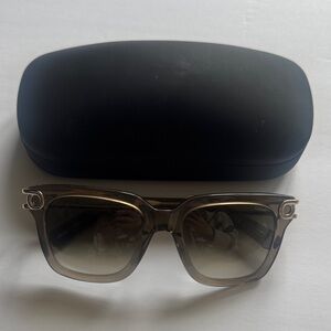 Chloe Transparent Brown Sunglasses